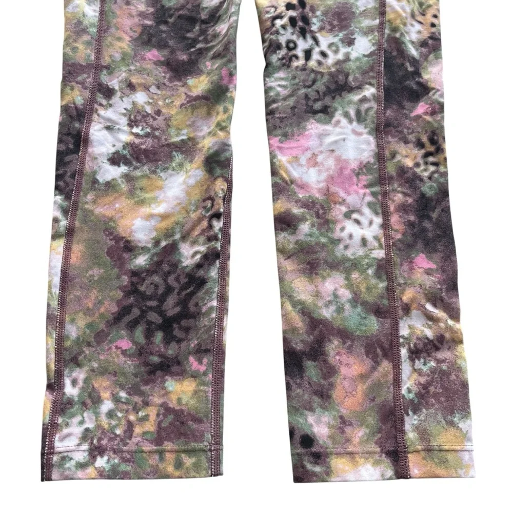 Calvin Klein Performance Wick Women’s S Jungle Trek Print High Rise Crop Legging